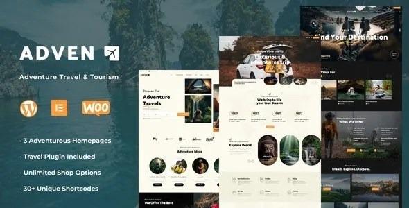 Advenx Adventure Travel & Tourism WordPress Theme Nulled Free Download