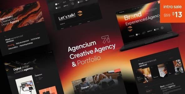 Agencium Creative Agency & Portfolio WordPress Theme Nulled Free Download