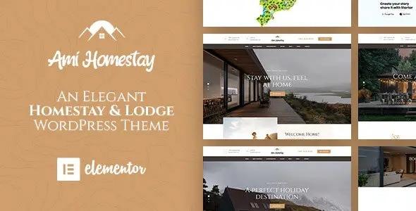 Ami Homestay Hotel Booking WordPress Theme Nulled Free Download