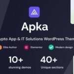 Apka App Landing Page WordPress Theme Nulled Free Download