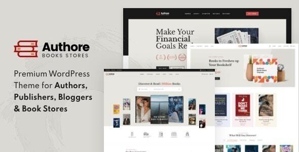 Authore WordPress Theme for Authors and Publishers Nulled Free Download
