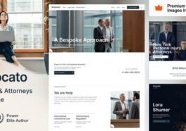 Avvocato Lawyer & Attorney WordPress Theme Nulled Free Download