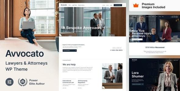 Avvocato Lawyer & Attorney WordPress Theme Nulled Free Download