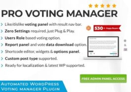 BWL Pro Voting Manager Nulled Free Download