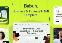 Babun Business & Finance Responsive HTML5 Template Nulled Free Download