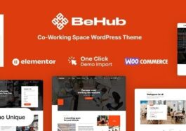 BeHub Coworking Space WordPress Theme Nulled Free Download