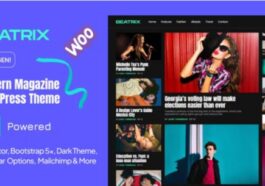 Beatrix Modern Magazine WordPress Theme Nulled Free Download