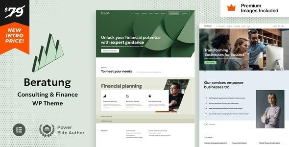 Beratung Consulting & Finance WordPress Theme Nulled Free Download
