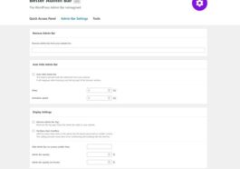 Better Admin Bar PRO Nulled Free Download