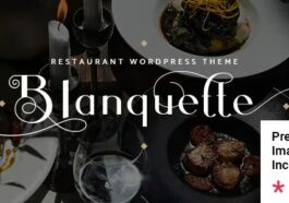 Blanquette Restaurant WordPress Theme Nulled Free Download