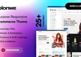 Blonwe Multipurpose WooCommerce Theme Nulled Free Download