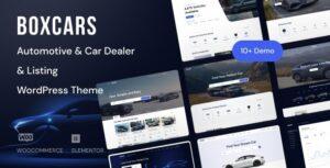 Boxcar Automotive & Car Dealer WordPress Theme Nulled Free Download