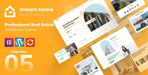 DreamHome Real Estate WordPress Theme Nulled Free Download