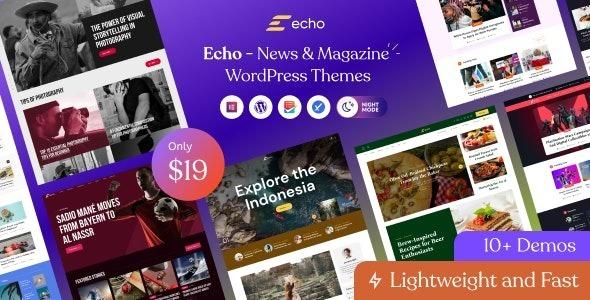 Echoo News Magazine WordPress Theme Nulled Free Download