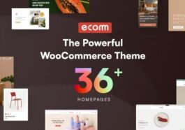 Ecomm The Powerful WooCommerce Theme Nulled Free Download