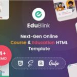 EduBlink Online Education Course HTML Template Nulled Free Download
