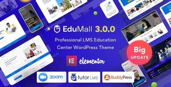 EduMall Professional LMS Education Center WordPress Theme Nulled Free Download