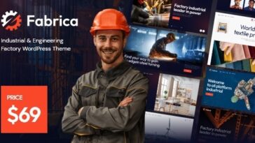 Fabrica Industrial & Engineering Factory WordPress Theme Nulled Free Download