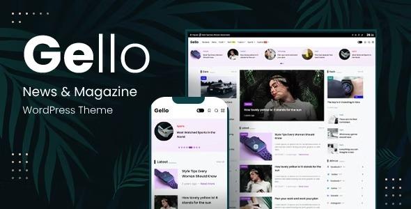 Gello News & Magazine WordPress Theme Nulled Free Download