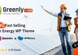 Greenly Ecology & Solar Energy WordPress Theme Nulled Free Download