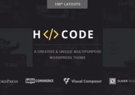 H-Code Responsive & Multipurpose WordPress Theme Nulled Free Download