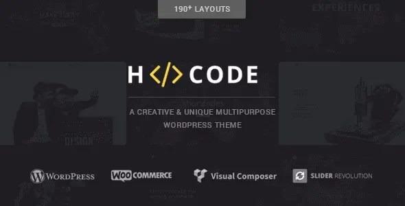 H-Code Responsive & Multipurpose WordPress Theme Nulled Free Download