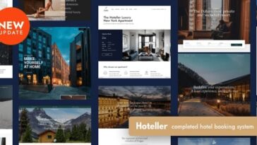 Hoteller Hotel Booking WordPress Theme Nulled Free Download