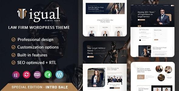 Igual Law Firm WordPress Theme Nulled Free Download