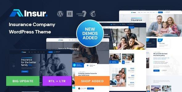Insur Insurance Company WordPress Theme Nulled Free Download