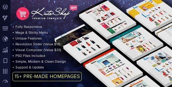 KuteShop Multipurpose WooCommerce WordPress Theme (RTL Supported) Nulled Free Download