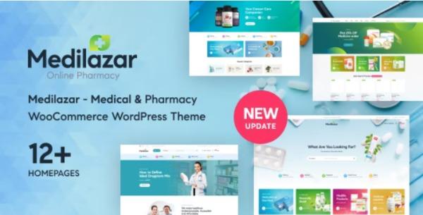 Medilazar Pharmacy Medical WooCommerce WordPress Theme Nulled Free Download