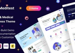 Meditest Health & Medical WordPress Theme Nulled Free Download