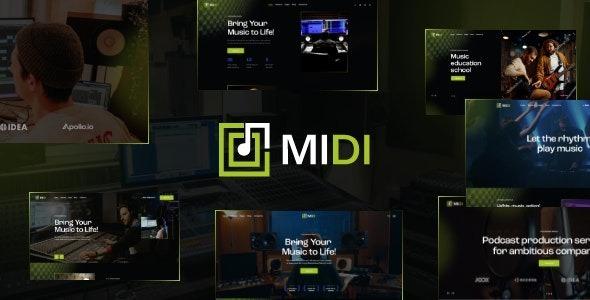 Midi Sound & Music Production WordPress Theme Nulled Free Download