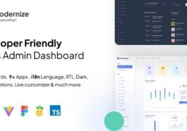 Modernize VueJs Admin Dashboard Nulled Free Download