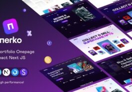 Nerko NFT Portfolio React NextJS Template Nulled Free Downoad