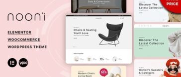 Nooni Furniture & Fashion WooCommerce Theme Nulled Free Download