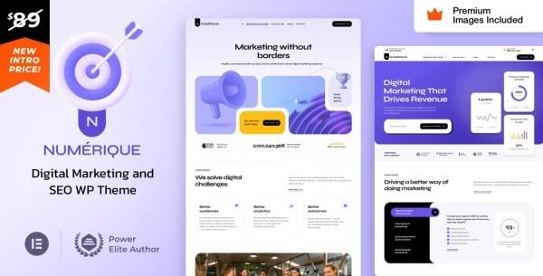 Numérique SEO Digital Marketing WordPress Nulled Free Download