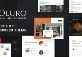 OLURO Luxury Hotel WordPress Theme Nulled Free Download