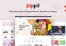 Pippo Kids Toys Store WooCommerce WordPress Theme Nulled Free Download