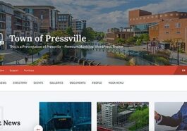 Pressville Unique WordPress Theme for Municipalities Nulled Free Download