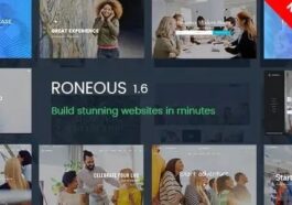 Roneous Creative Multi-Purpose WordPress Theme Nulled Free Download