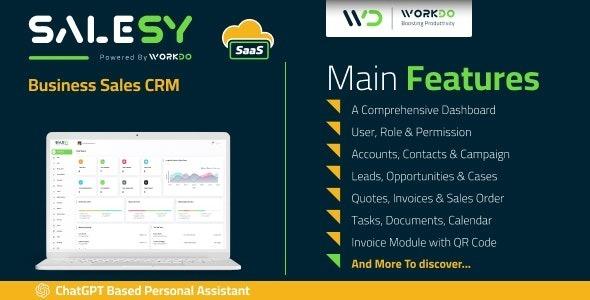 Salesy SaaS CRM for business Nulled Free Download