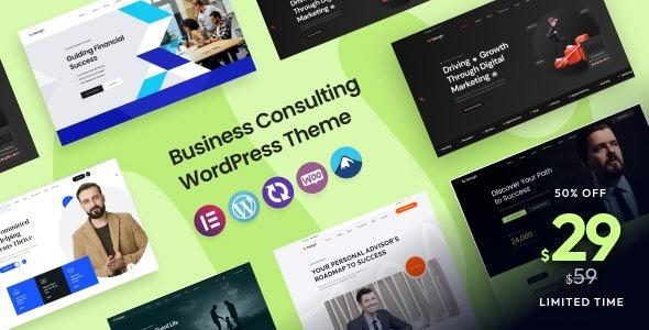 Seargin Business Consulting WordPress Theme Nulled Free Download