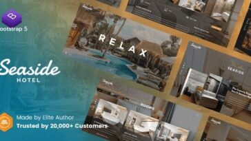 Seaside Hotel Booking WordPress Theme Nulled Free Download