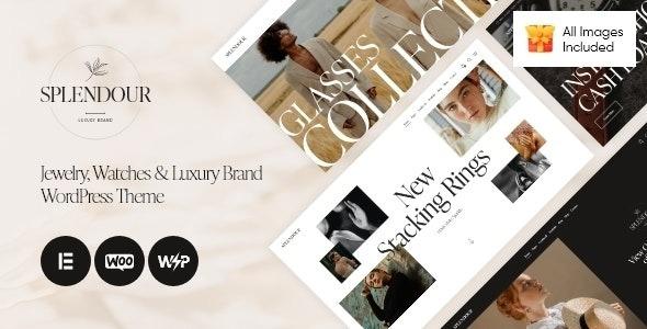 Splendour Jewelry & Watches WordPress Theme Nulled Free Download