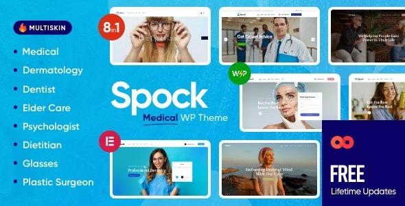 Spock Medical Elementor Multi-skin WordPress Theme Nulled Free Download