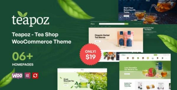 Teapoz Tea Shop WooCommerce Theme Nulled Free Download