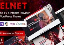 Telnet Broadband TV & Internet Provider WordPress Theme Nulled Free Download