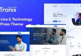 Tronix IT Service And Technology WordPress Theme Nulled Free Download