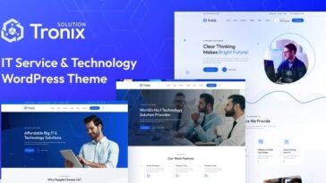 Tronix IT Service And Technology WordPress Theme Nulled Free Download